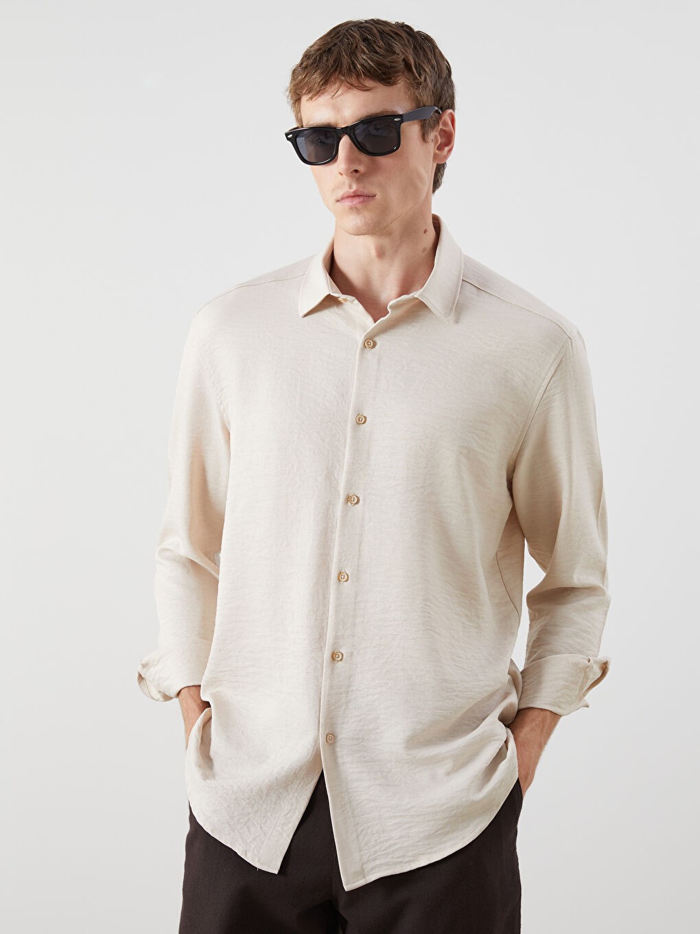 Vision Regular Fit Long Sleeve Men's Shirt